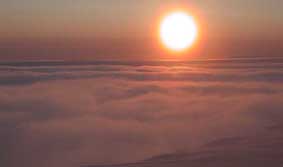 Sonnenfinsternis: Island 2003 - 1 Tag vor der Ringfrmigen Sonnenfinsternis - auf dem Vatnajkull-Gletscher
