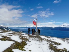 Sdamerika, Chile: Feuerland & Patagonien - Fahne im Wind