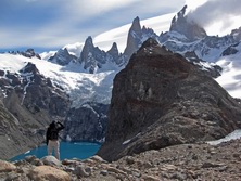 Sdamerika, Chile: Feuerland & Patagonien - Fitz Roy Bergmassiv - Bergsee