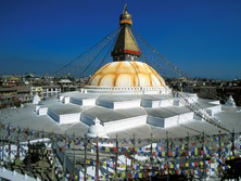 Sdasien, Nepal - Bhutan: Klster, Tempel und Palste im Himalaya - Boudhanath-Stupa in Kathmandu
