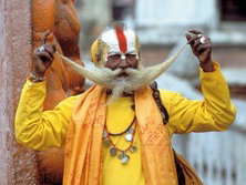 Sdasien, Nepal - Bhutan: Klster, Tempel und Palste im Himalaya - Ein Sadhu in Nepal