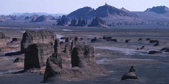 Vorderasien, Iran: Dasht-e Lut - Erosionsformen in der Wste Dasht-e Lut