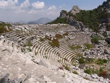 Vorderasien - Trkei: Kappadokien und Taurusgebirge - Antikes Theater in Termessos
