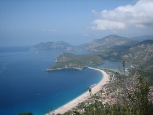 Vorderasien - Trkei: Lykien - Wandern und Entspannen im Gebirge und am Meer - Ausblick auf das Meer