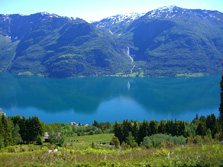 Nordeuropa, Norwegen: Norwegen i hytta - Ausblick auf einer Wanderung auf einen Berghang