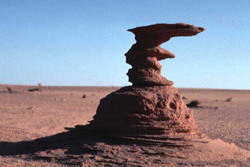 Ostsahara, Sudan: Bayuda- und Nubien-Expeditionen - Erodierter Sandstein