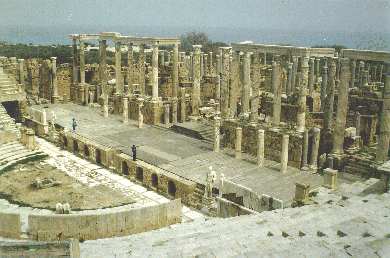 Sahara, Libyen-Expedition mit GEO-TOURS - Leptis Magna an der Mittelmeerkste