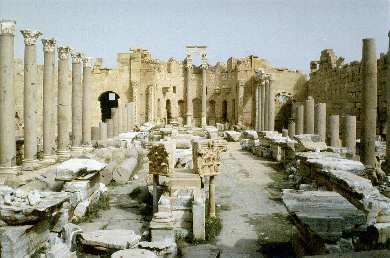 Sahara, Libyen-Expedition mit GEO-TOURS - Leptis Magna an der Mittelmeerkste