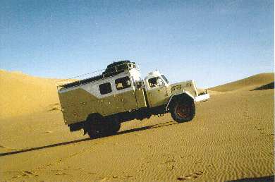 Sahara, Libyen-Expedition mit dem GEO-TOURS Magirus-LKW