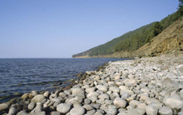 Russland, Sibirien, Baikal: Sommerreise - Steinstrand